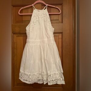 White lace dress
